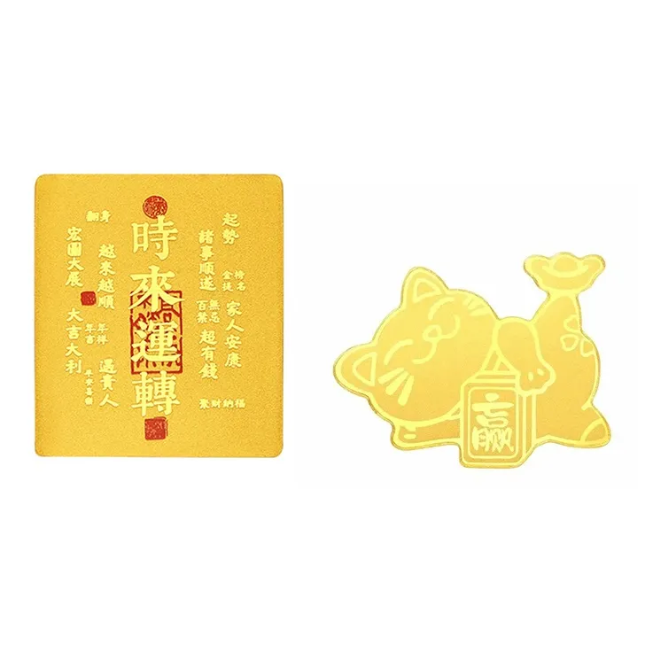 Ryukyu Gold Sheet Pendants Unisex-6