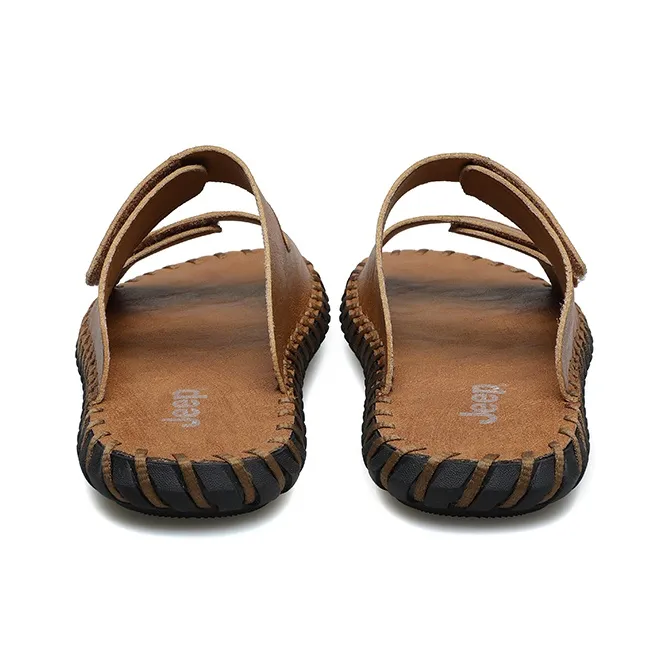 Jeep Rubber Sole Slip Resistant Abrasion Resistant Slide Slippers Men's-4