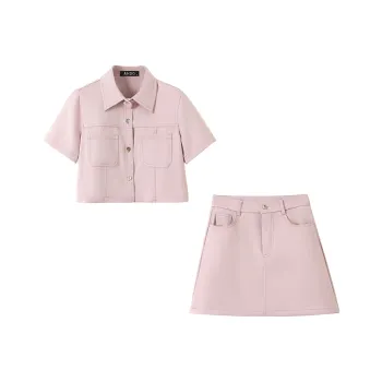 AHDO Skirt Set Women's Oolong Pink