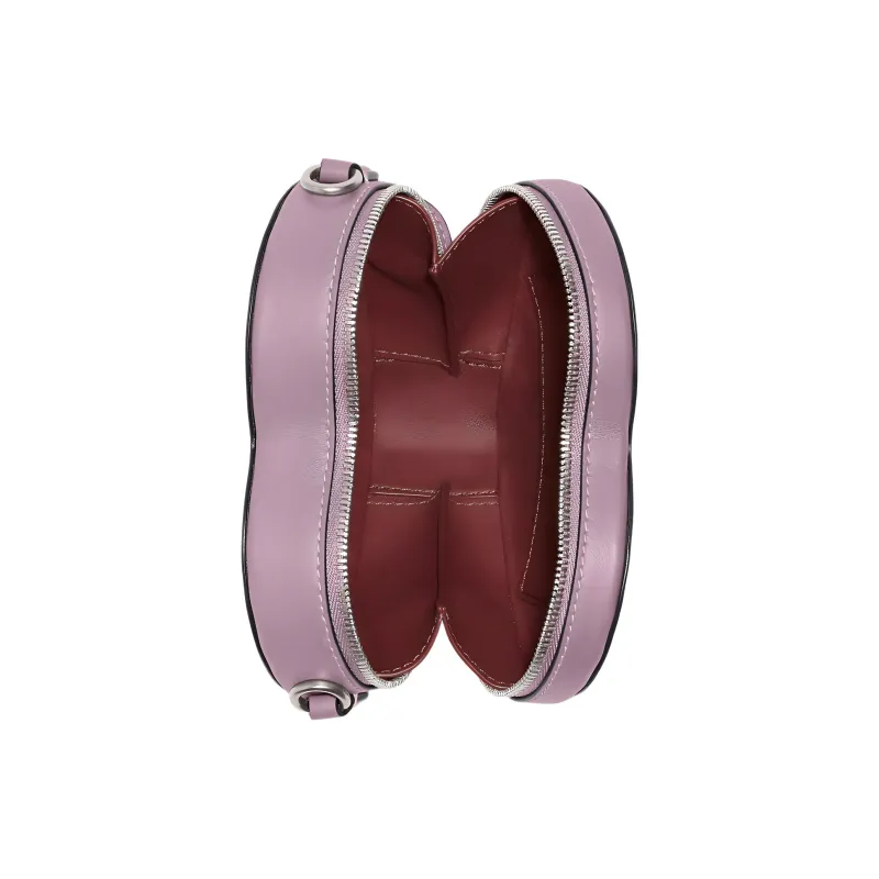 COACH Glove Tanning Shoulder Bag, Crossbody Bag Mini Women's Taro Purple-2