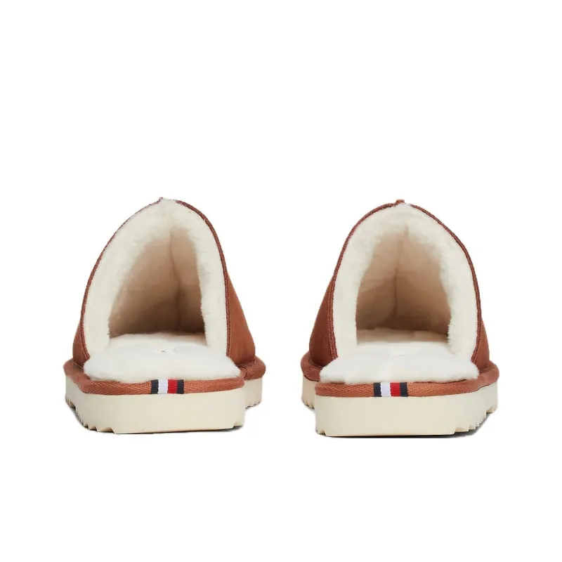 Tommy Hilfiger TH Monogram Closed Toe Slippers Women's Brown-4