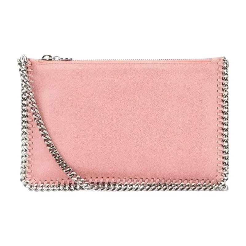 Stella McCartney Falabella Polyurethane One Shoulder Handbag Women's Pink-0