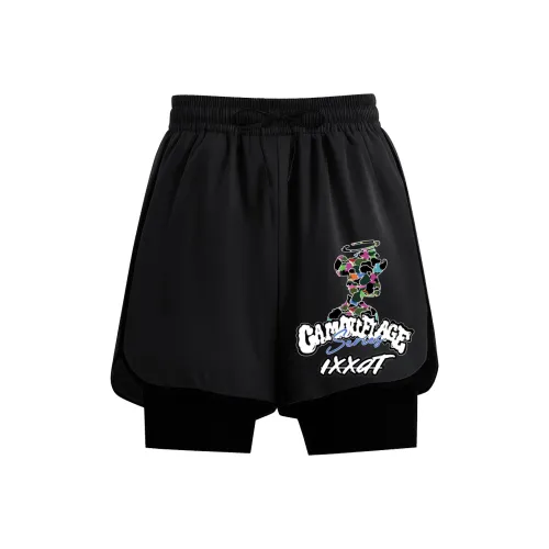 Jean Paul Gaultier Évidemment glitter logo top Schwarz