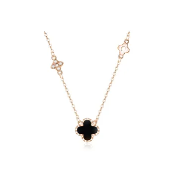 YASHENGZHUBAO 999 Fine Silver Necklaces Women's