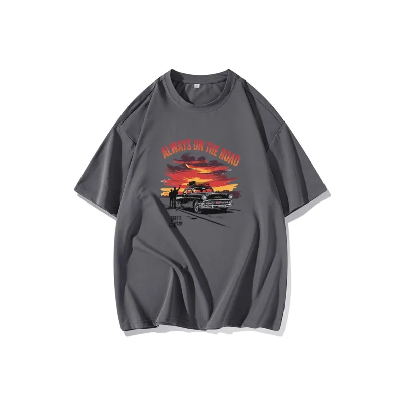 FAIRWHALE Drop Shoulder Sleeve T Shirt Women's-12
