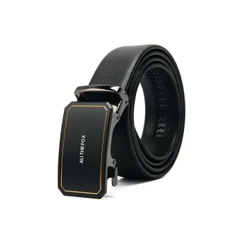 ALI THE FOX Split Cow Leather Belts Unisex 3.5cm