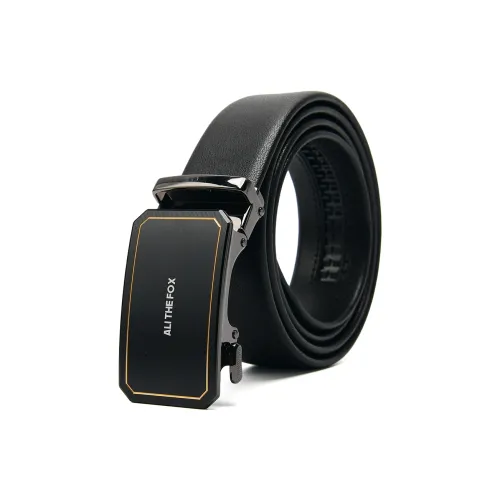 ALI THE FOX Split Cow Leather Belts Unisex 3.5cm