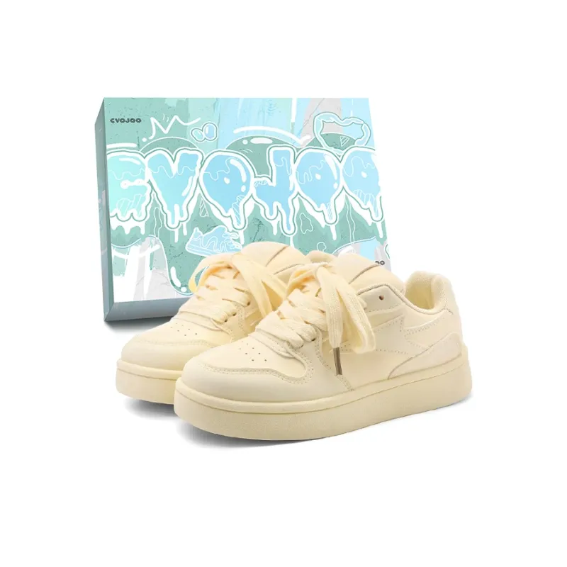 CVOJOO Anti Slip Wear Resistant Low Top Skateboard Shoes Women's-30