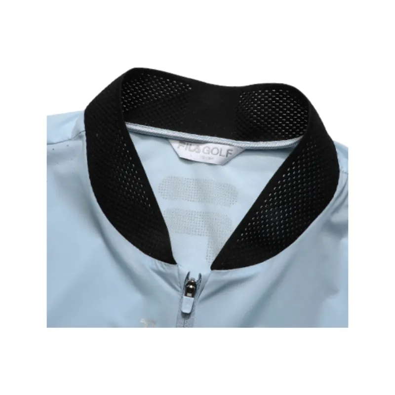 FILA Jackets Men Light White Blue-3