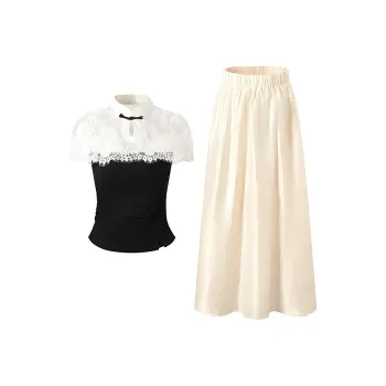OZVO Two Piece Skirt Sets Women's