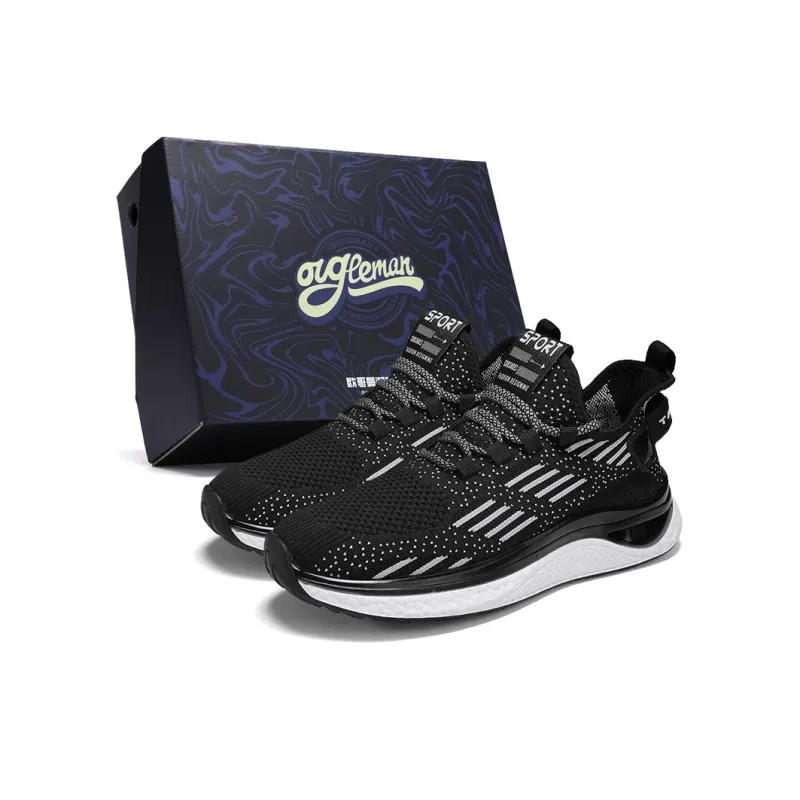 OUGLEMEN Cushioning, Slip Resistant, Abrasion Resistant Coverage Low Top Casual Shoes Men's-5