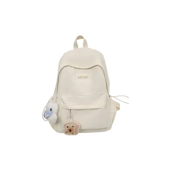 WICKBUEN Nylon Backpack Regular Unisex Ecru/Black/Pink/Yellow