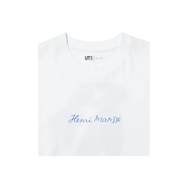 UNIQLO x ·/Henri Matisse Henri Matisse Collaboration SS25 T Shirt Unisex White-3