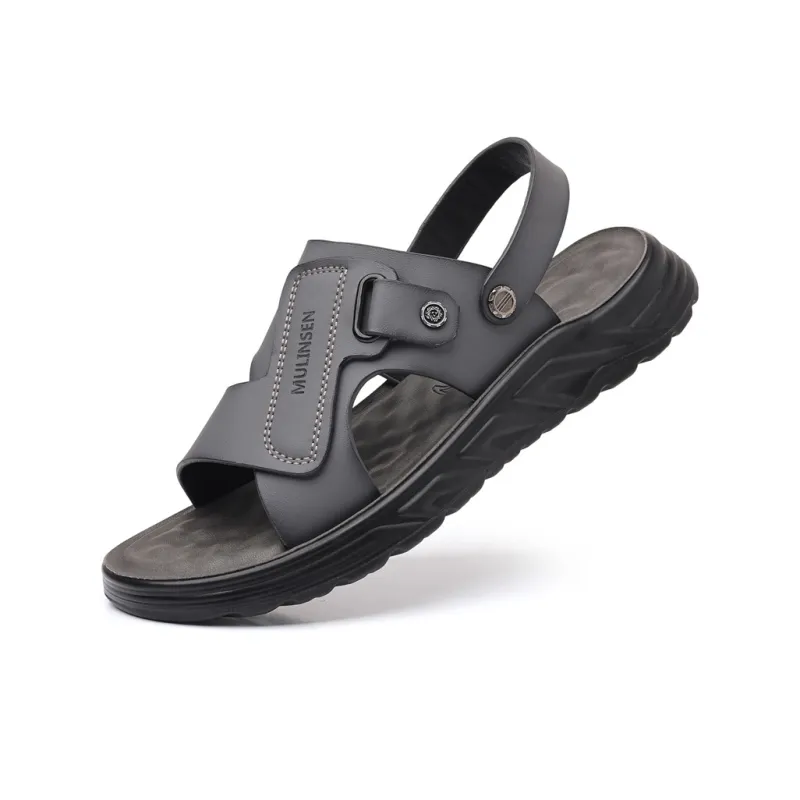 KACHILANG Beach Sandals Men Black-1