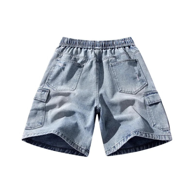 IGOI Denim Shorts Unisex Blue-1