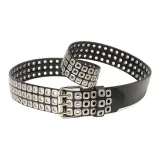 Black with Silver-Tone Buckle