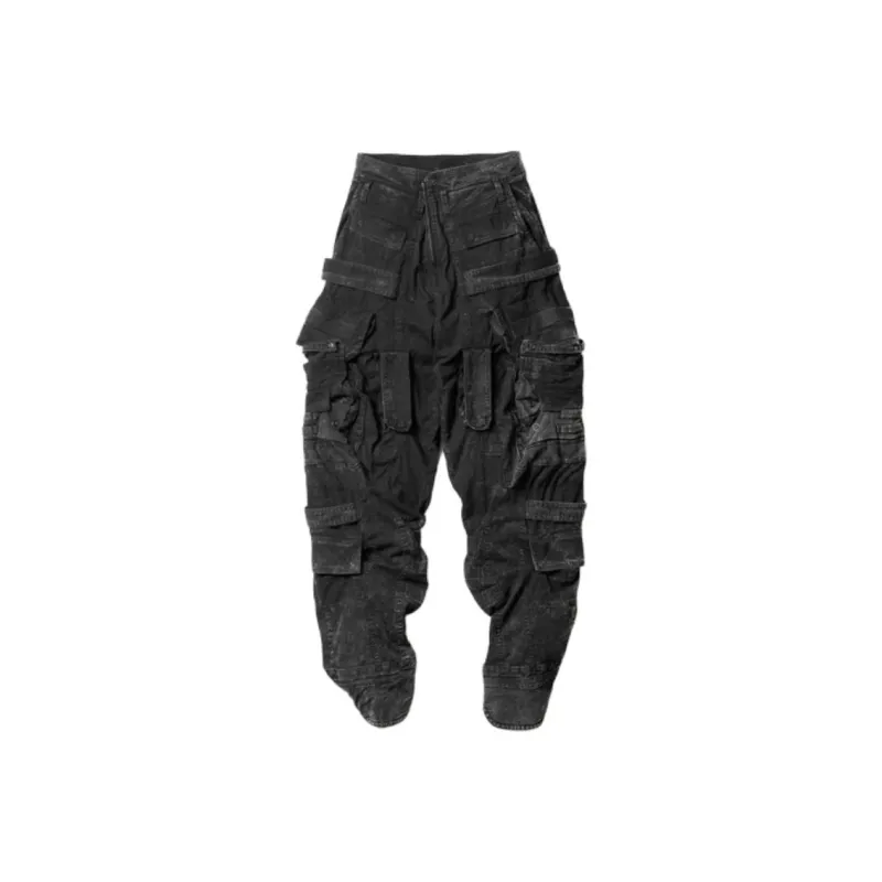 JULIUS Cargo Pants Men Gray-2