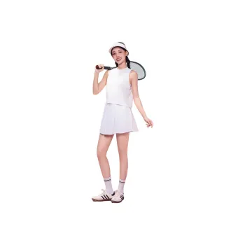 Meesu Fitness Sets Women's Pure White+Frost White Two Piece Set