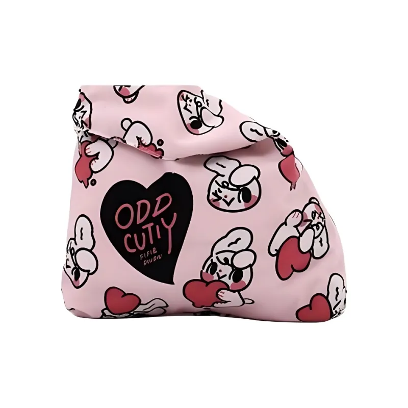 NEARAY ODDCUTIY Collaboration Polyester Wrist Bag Handbag Medium Size Women's Fifi-1