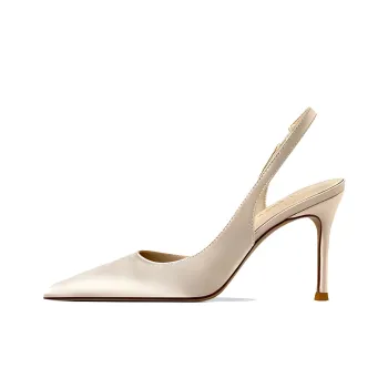 Lan Miao Slim Heel High Heels 8CM Women's Champagne