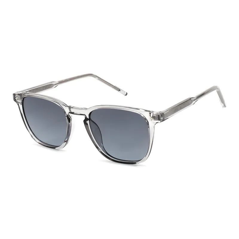 JEKA TR/Memory Plastic Round Sunglasses Unisex-5