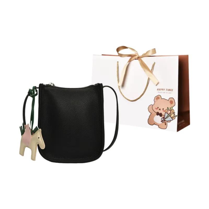 ERANGBEAR PU Crossbody Bag With Cell Phone Pouch Regular Women's Multicolor-6