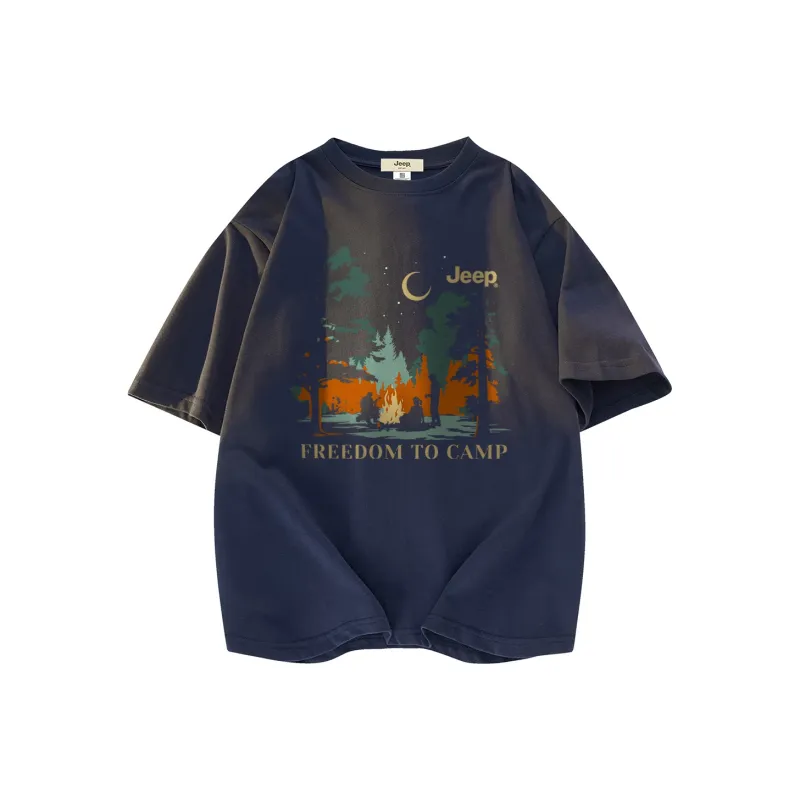 Jeep Pasture Horse Lifestyle T Shirt Unisex-5