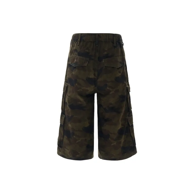 CASAMIA Cargo Shorts Unisex Camouflage-1