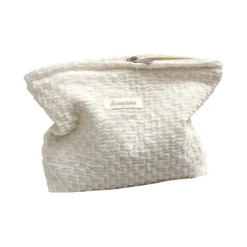 Gentle Welcome Macaron Color Zip Bag Portable Makeup Bags