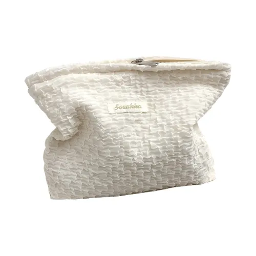 Gentle Welcome Macaron Color Zip Bag Storage Bag Toiletry Bag Handbag Travel Portable Makeup Bags