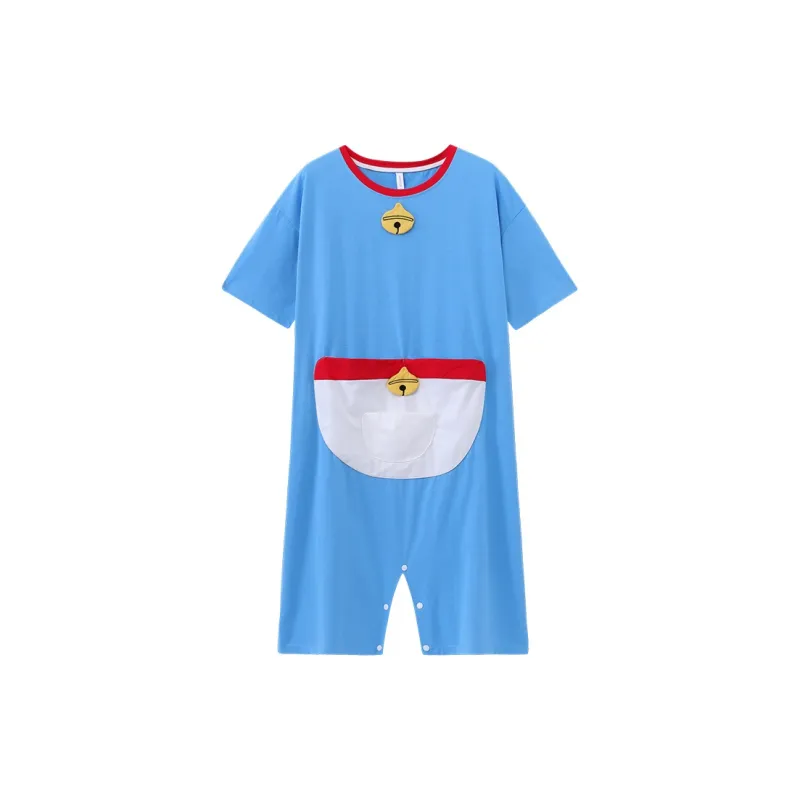 PANXIANG Minimalist Style Casual Loose Fit Nightgown Loungewear Women's-0