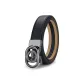 Gunmetal Buckle Black Strap