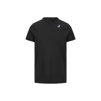 K WAY T Shirts Unisex Black