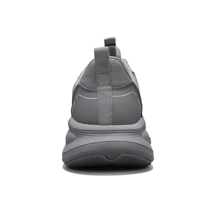 Binary Cushioning, Rebound, Lightweight, Anti slip Low Top Running Shoes Men's Gray-3