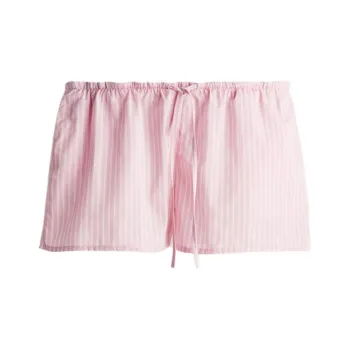 H&M Casual Shorts Women's Light Pink/White