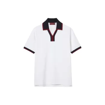 GUCCI Lido FW25 Polo Shirt Men's White