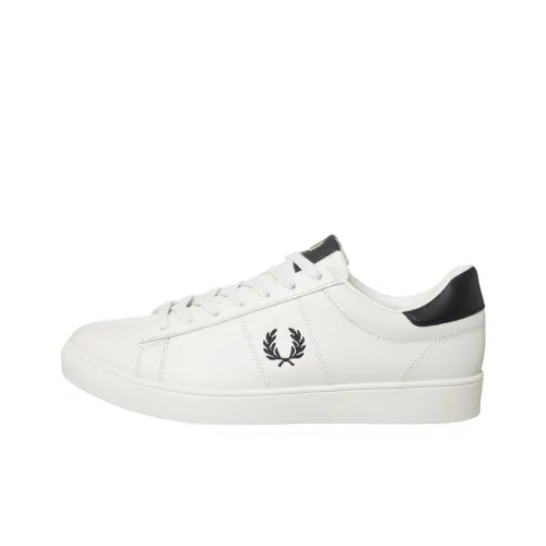 FRED PERRY Spencer Low Top Skateboard Shoes Men's White