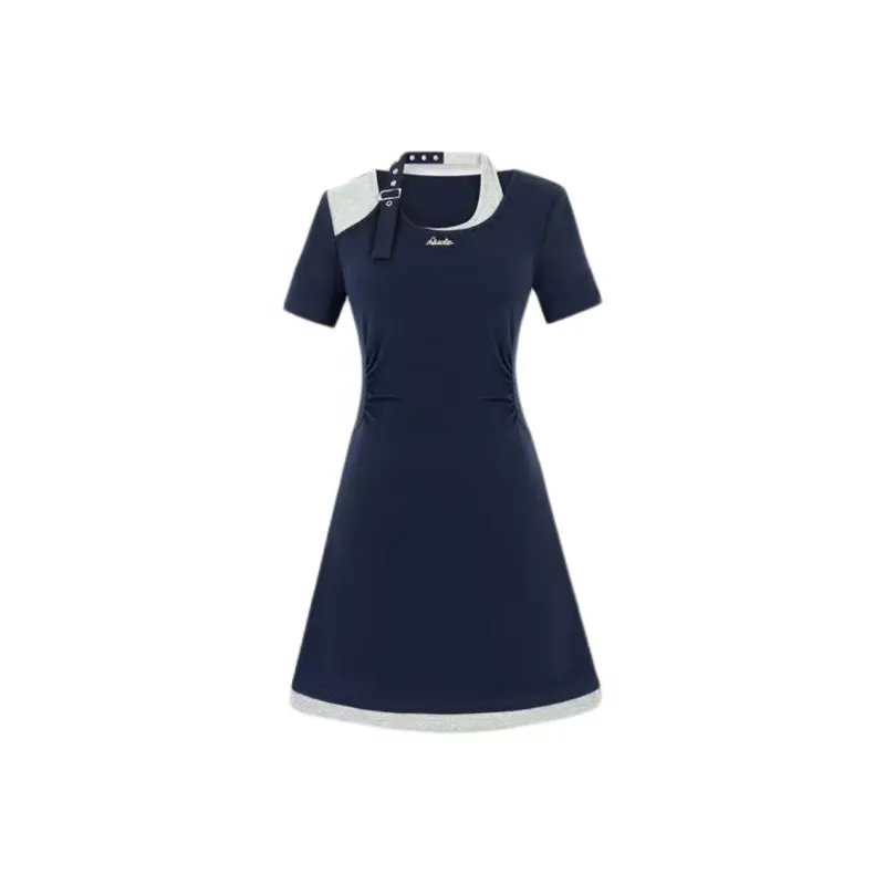 ABCMININ Short Sleeved Dress Women's-0