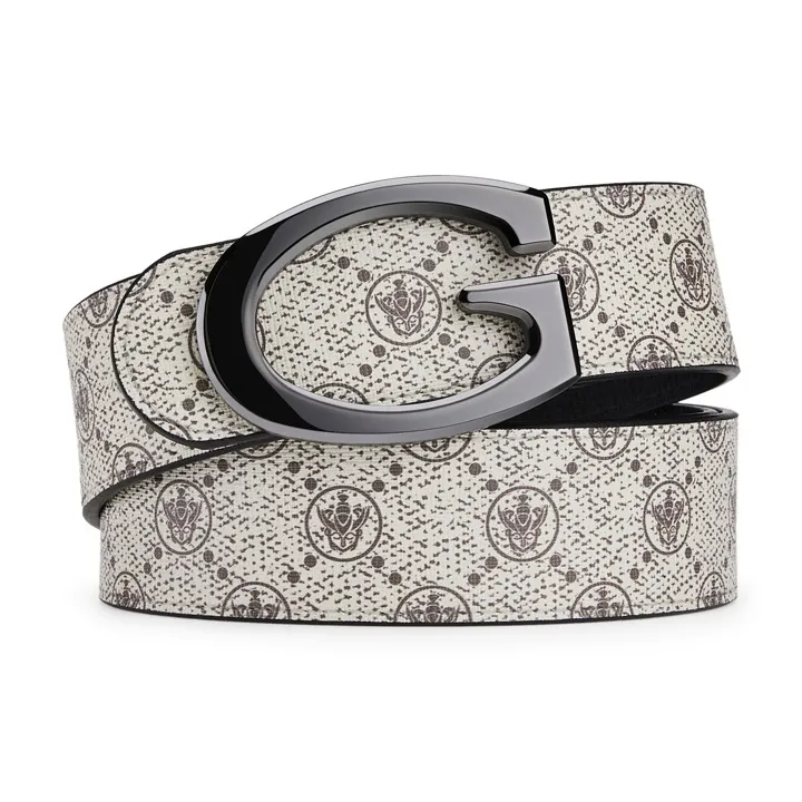 Jeccieziio Cow Leather Belts Men's Gunmetal, Gold, Silver Width 3.8CM-12