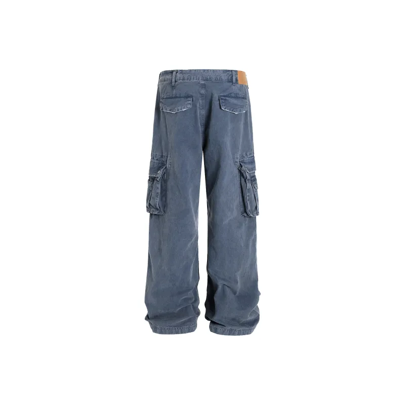 MT99 Cargo Pants Unisex Blue-1