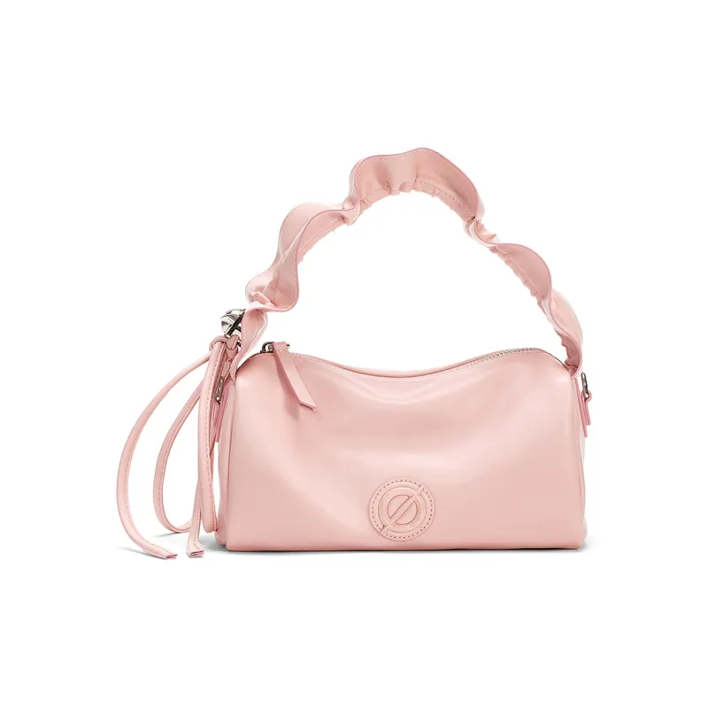 JELLYTOYBOY Cow Leather Cloud Cluster Lunch Box Bag One Shoulder Crossbody/Handbag Regular Women's Silver/Pink-8