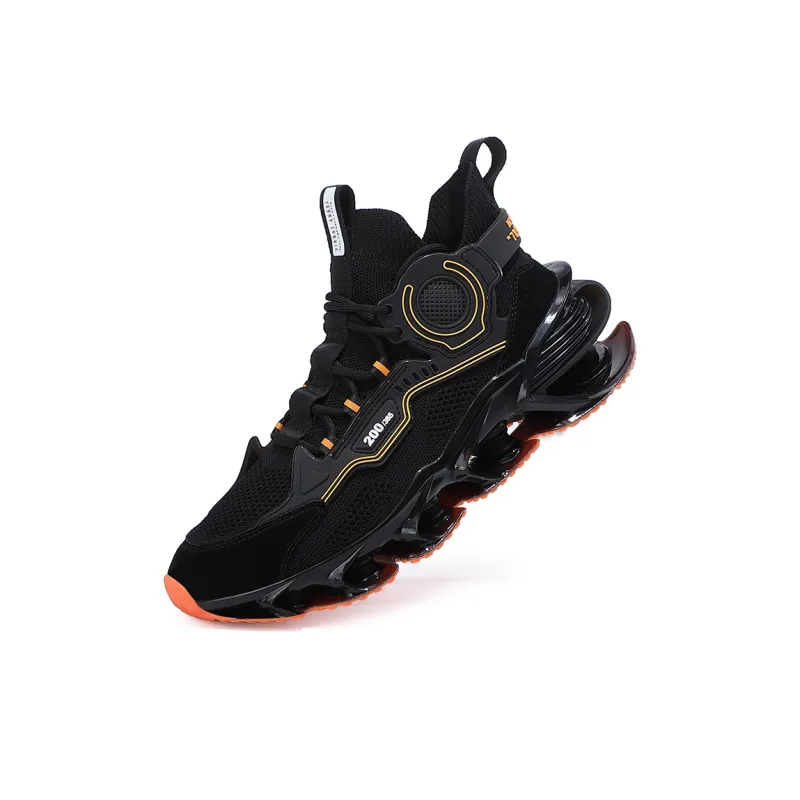 VIDORY ANGEL Height Increasing Abrasion Resistant Breathable Slip Resistant Low Top Casual Shoes Men's-20