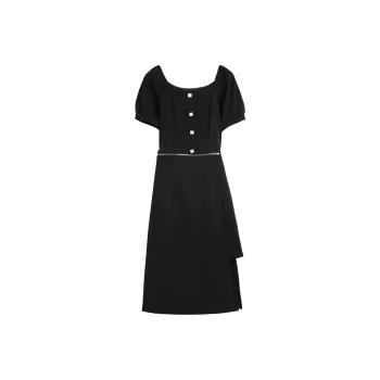 Hang Yi Court Short Sleeved Dress Women's