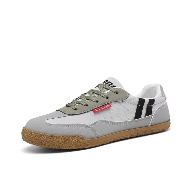 OUGLEMEN Slip Resistant And Abrasion Resistant Coverage Low Top Casual Shoes Men's Box-12