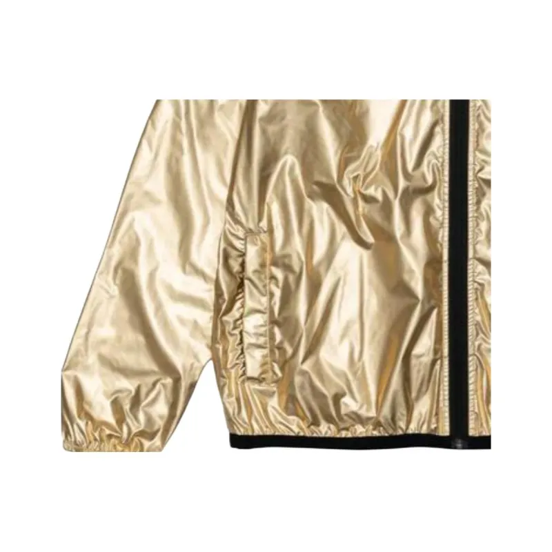 CDG Play x K Way Jacket Unisex Gold-3