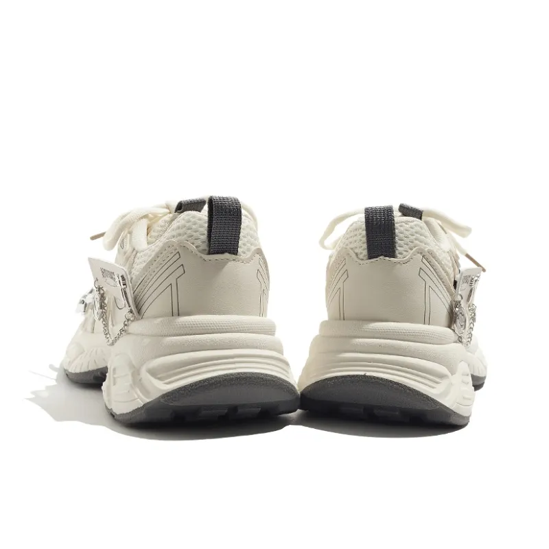 BEIER Breathable And Lightweight Low Top Chunky Sneakers Women's-28
