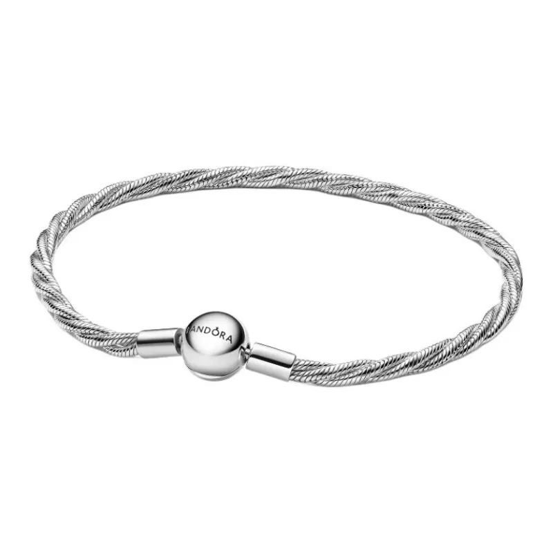 Pandora 925 Sterling Silver Bracelets Unisex Silver-0