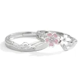 Sakura Heartfelt Ring-1 Pair