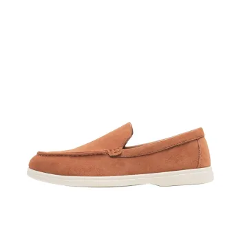 TELENT Gommino Loafers Men's Brown