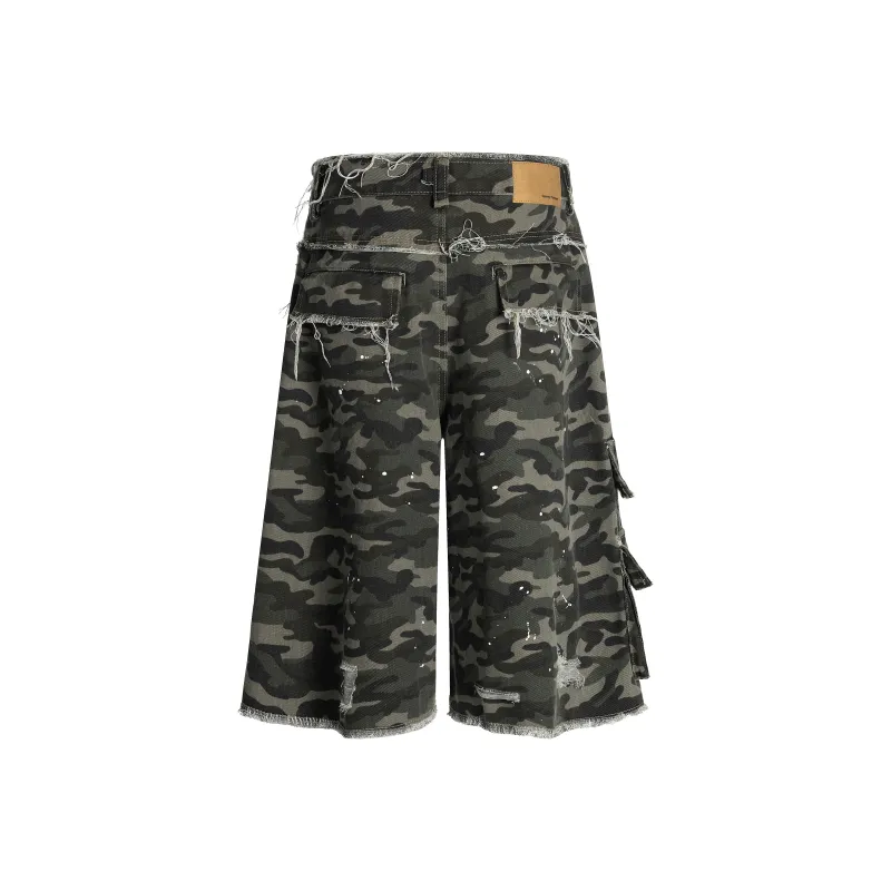 GBXM Cargo Shorts Unisex Camouflage-2